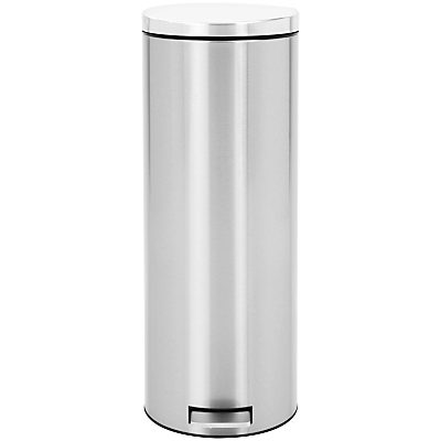 Brabantia Slimline Bin, Fingerprint Proof Matt Steel, 20L Brabantia Slimline Bin, Fingerprint Proof Matt Steel, 20L